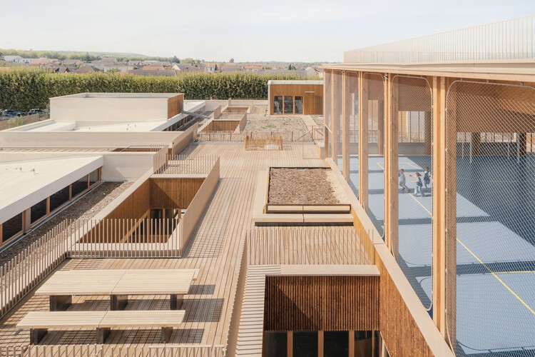 Complejo Escolar Simone Veil Tremblay-en-France / Gaetan Le Penhuel Architectes - Imagen 13 de 51