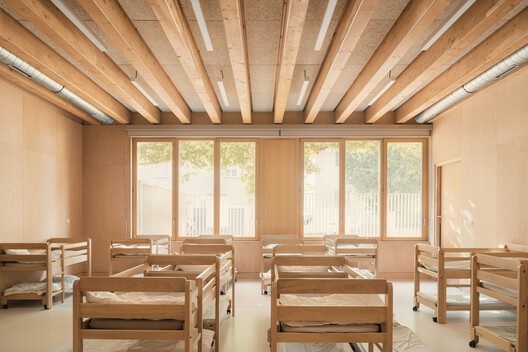 Simone Veil School Complex Tremblay-en-France / Gaetan Le Penhuel Architectes - Interior Photography, Wood