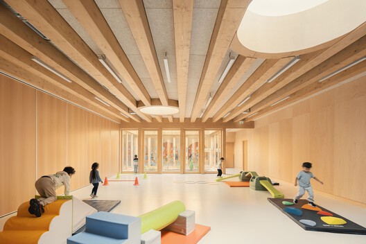 Simone Veil School Complex Tremblay-en-France / Gaetan Le Penhuel Architectes - Interior Photography