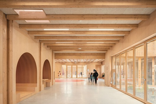 Simone Veil School Complex Tremblay-en-France / Gaetan Le Penhuel Architectes - Interior Photography, Wood