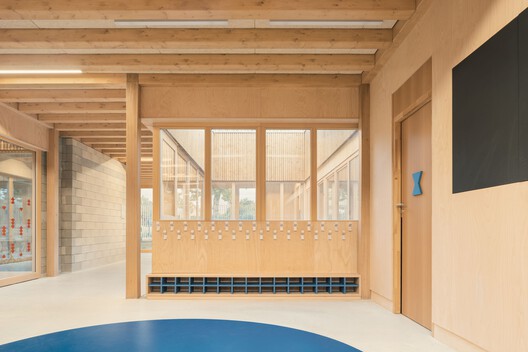 Simone Veil School Complex Tremblay-en-France / Gaetan Le Penhuel Architectes - Interior Photography, Wood