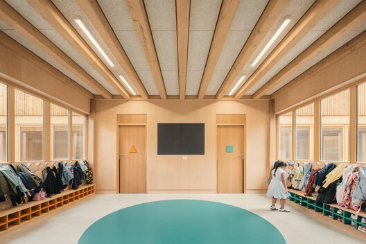 Simone Veil School Complex Tremblay-en-France / Gaetan Le Penhuel Architectes - Interior Photography, Wood