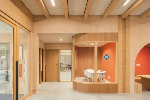 Simone Veil School Complex Tremblay-en-France / Gaetan Le Penhuel Architectes - Interior Photography, Wood