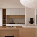 Sorairo Apartment / J HOUS STUDIO - Interior Photography, Apartment Interiors, Kitchen, Lighting, Countertop, Chair