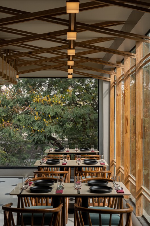 Osaka Pan Asian Restuarant / Fellow Yellow Design Studio - Interior Photography, Wood, Chair