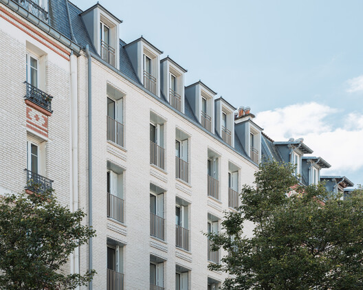 24 Social Housing Units / Prinvault Architectes - Exterior Photography, Facade