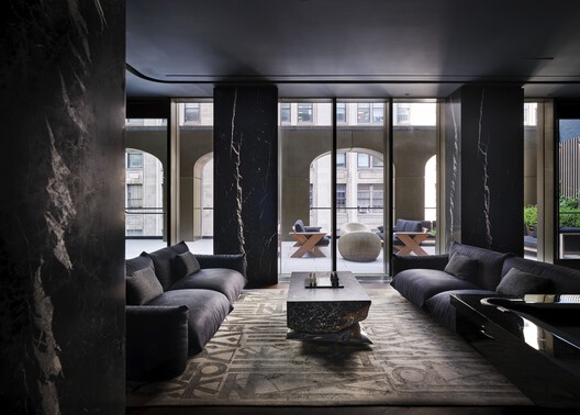 130 William High-Rise Residential Tower  / Adjaye Associates - Interior Photography, Living Room