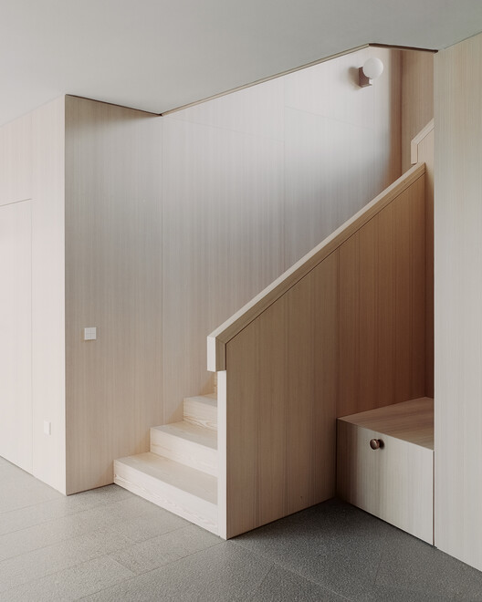 Hometown House / MoDusArchitects - Interior Photography, Stairs, Wood
