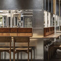Tanpopo Restaurant / TRAIL [practice] - Interior Photography, Restaurant & Bar Interiors, Lighting, Chair, Countertop