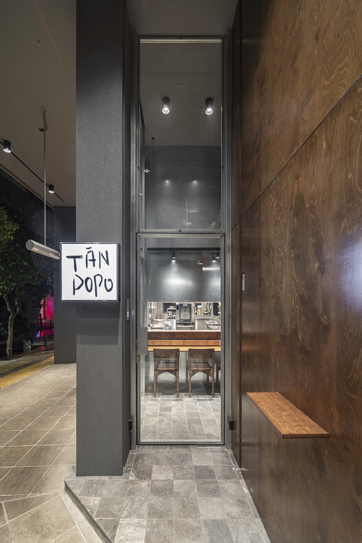 Tanpopo Restaurant / TRAIL [practice] - Interior Photography, Wood, Lighting, Door, Glass, Chair
