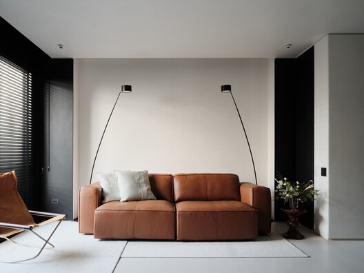 House Kuo / zuso studio - Interior Photography, Living Room, Sofa, Lighting, Table, Chair