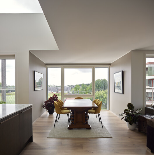 Ski Tower / A-Lab - Interior Photography, Wood, Chair, Table