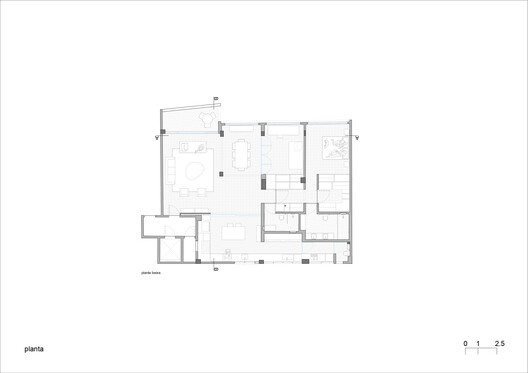Reforma Apartamento Azul & Blanco / messina | rivas - Imagen 17 de 21