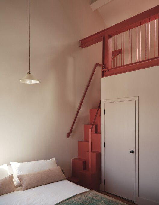 Druid Grove Terrace House / CAN - Interior Photography, Bedroom, Wood, Lighting, Bed