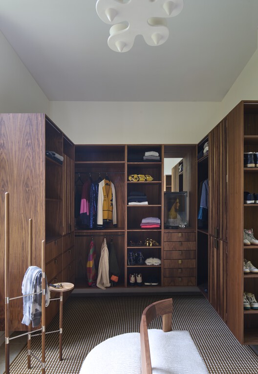 Wass House / Studio MM Architect Wass House / Studio MM Architect - Interior Photography, Closet, Wood, Lighting, Shelving