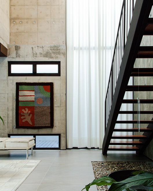 Casa Circular / Bloco B arquitetura - Fotografia de Interiores, Madeira, Iluminação, Escada