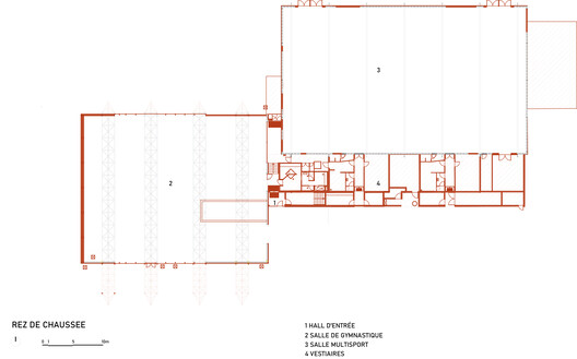 Renovation and extension of the Marie Paradis sports complex  / bureau faceB + LFA - Image 16 of 19