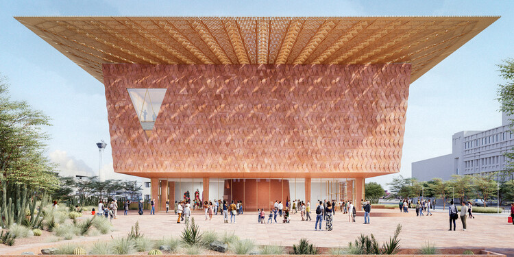 Kéré Architecture and SOM Unveil New Images of the Future Las Vegas Museum of Art - Featured Image