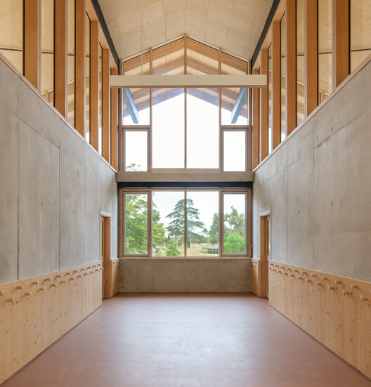 Gradignan School / Ateliers Mathieu Laporte + Fagart & Fontana - Interior Photography, Wood, Beam