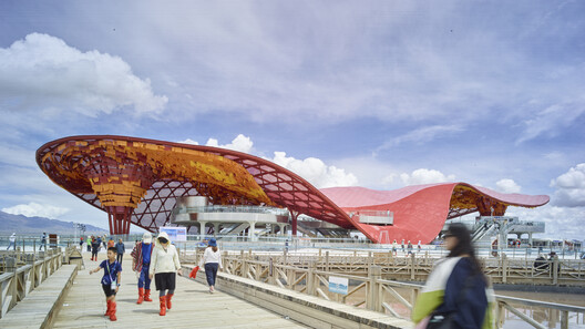 Chaka Salt Lake Tourist Railway Station / THAD SUP Atelier - Exterior Photography