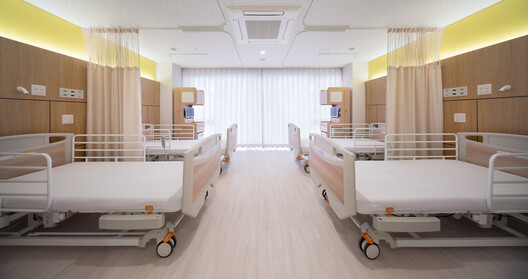 Asoka Hospital South Wing / AIDAHO - Interior Photography, Wood, Lighting, Bed, Bedroom, Chair