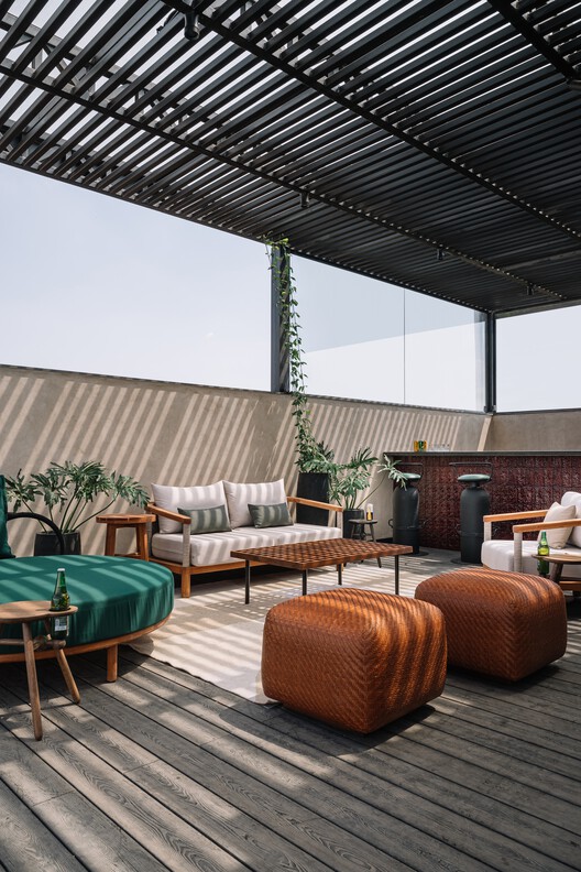 Villa 1374 / The Purple Ink Studio Villa 1374 / The Purple Ink Studio - Interior Photography, Living Room, Chair, Patio