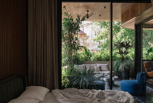 Villa 1374 / The Purple Ink Studio Villa 1374 / The Purple Ink Studio - Interior Photography, Bedroom, Wood, Chair