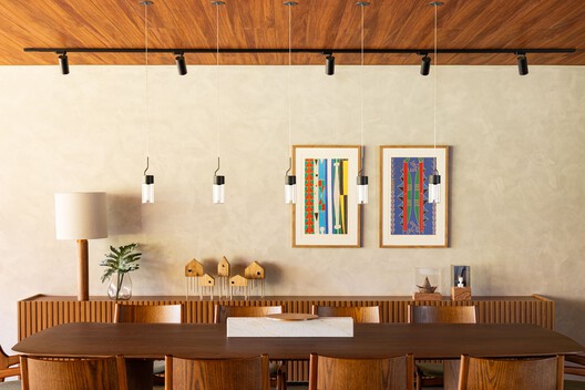 Casa Cidu / Esquadra Arquitetos - Fotografia de Interiores, Sala de Jantar, Madeira, Mesa, Cadeira