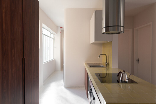 Apartamento FR / SUMA arquitetura - Fotografia de Interiores, Cozinha, Bancada, Madeira, Pia, Iluminação