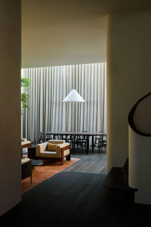 House of Porphyry / Mosley Thorold - Interior Photography, Wood, Lighting, Chair