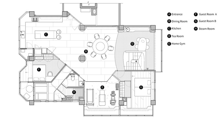 Residencia CSC / Shishi Interior Design Co., Ltd.- Imagen 22 de 23