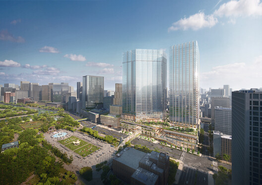 A Smart City Prototype in Japan: PLP Architecture Breaks Ground on the First Tower of Tokyo Cross Park - Image 6 of 15