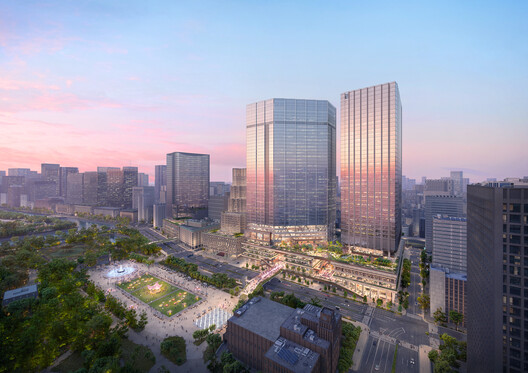 A Smart City Prototype in Japan: PLP Architecture Breaks Ground on the First Tower of Tokyo Cross Park - Image 7 of 15