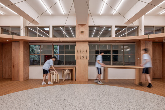 Qingshan Forest Junior High School Classroom / 317designstudio - Interior Photography, Wood