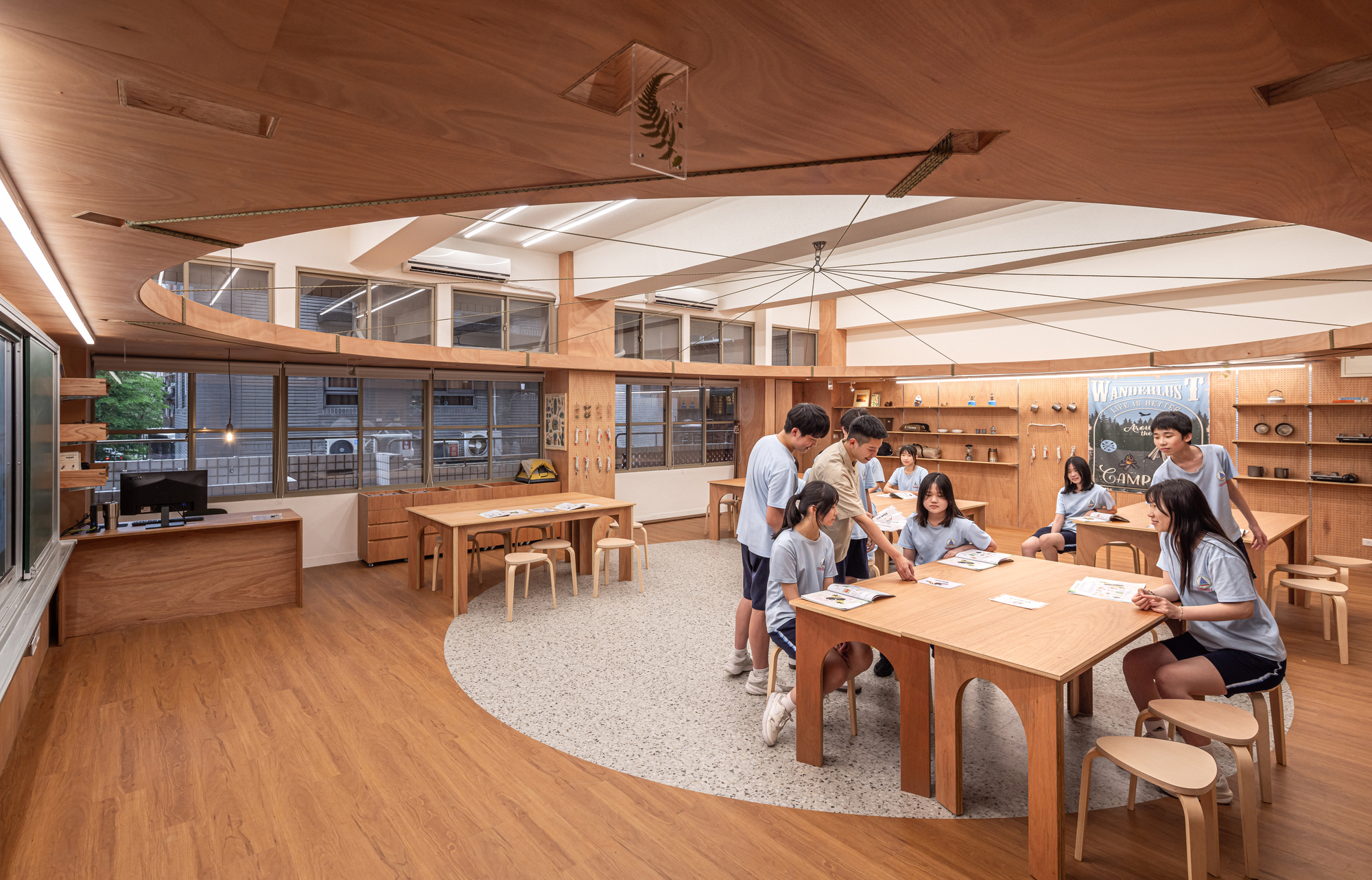 Galeria de Sala de Aula da Escola Floresta Qingshan / 317studio - 7