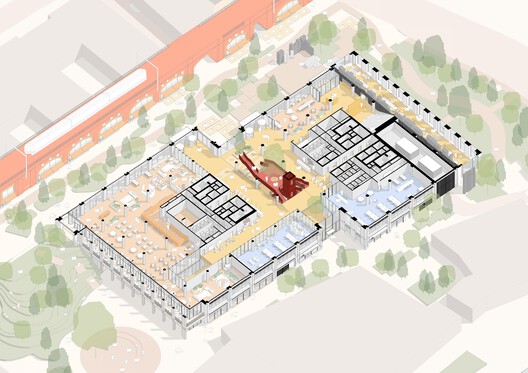 Allies and Morrison’s Plot C at Manchester’s Sister District Receives Planning Approval Allies and Morrison’s Plot C at Manchester’s Sister District Receives Planning Approval - Image 7 of 8