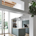 Brussels Dual Residence / Atelier Tom Vanhee - Interior Photography, Refurbishment, Kitchen, Countertop, Lighting, Chair