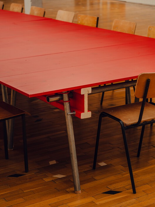 Non-Commercial Cultural Hub / IPA Filip Kozarski - Interior Photography, Wood, Table, Chair