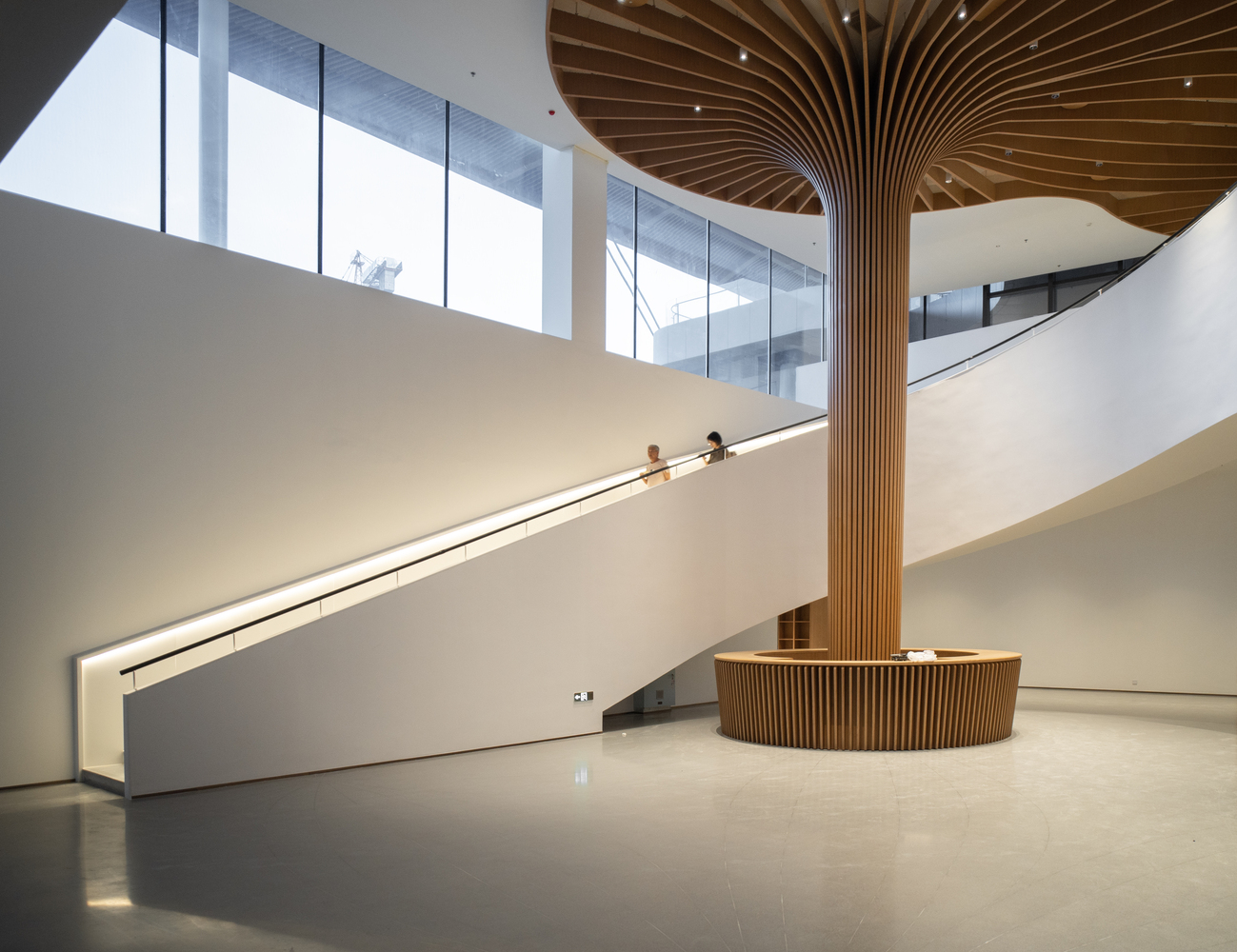 画廊 嘉兴高铁新城文化中心 / 清华大学建筑设计研究院-素朴工作室 - 13