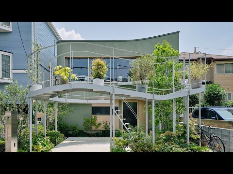 House in Nakano / HOAA / Hiroyuki Oinuma Architect & Associates - Exterior Photography, Balcony, Handrail
