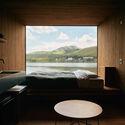 Earthboat Cave - Mobile Cabin / PAN- Projects - Interior Photography,           Boathouse