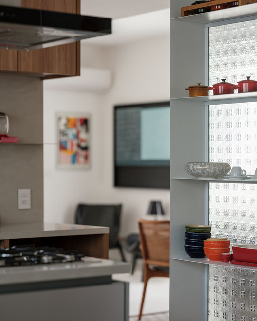  Apartamento Paço de Coimbra / Pianca Arquitetura + Erika Rufino - Fotografia de Interiores, Cozinha, Prateleira, Bancada