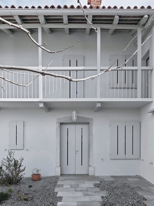 The Avber House / OFIS Architects - Interior Photography, Handrail, Balcony, Concrete