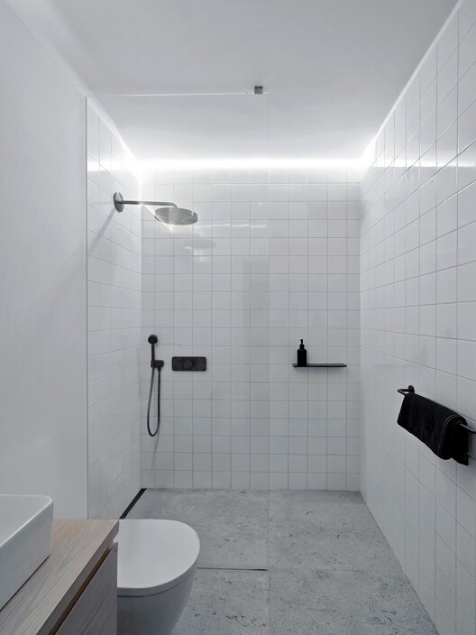 The Avber House / OFIS Architects - Interior Photography, Bathroom, Sink, Toilet, Shower