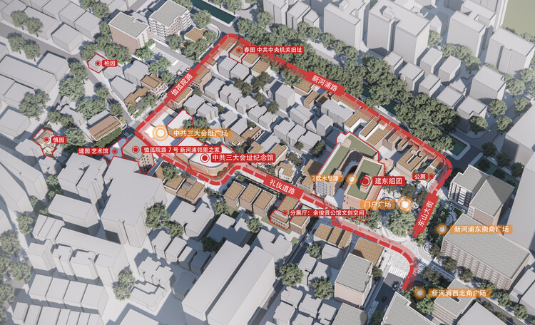 Projeto de revitalização da área central do distrito histórico e cultural de Xinhepu / Atelier cnS - Imagem 31 de 41