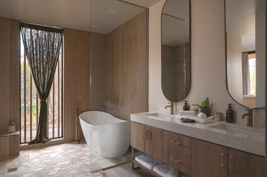 Será at Sandy Ridge / DVN Development - Interior Photography, Bathroom, Wood, Bathtub, Countertop, Sink