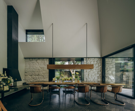 Underdream Hygge Lodge / ArCONNECT Architects - Interior Photography, Dining room, Wood