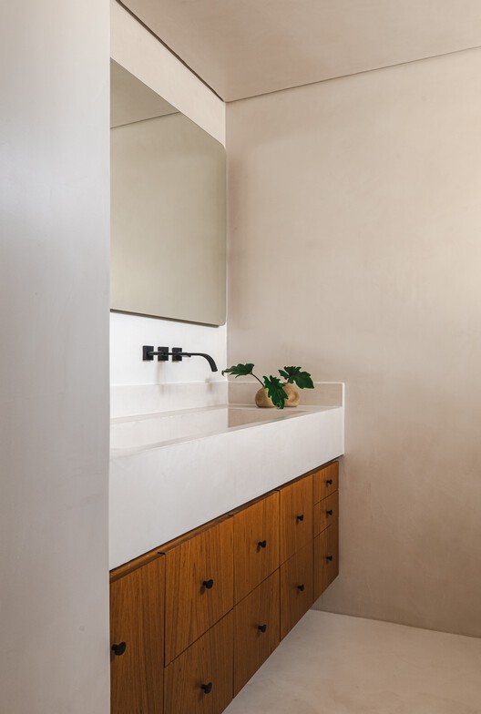 MR Apartment / Ana Sawaia Arquitetura MR Apartment / Ana Sawaia Arquitetura - Interior Photography, Bathroom, Wood, Sink, Countertop