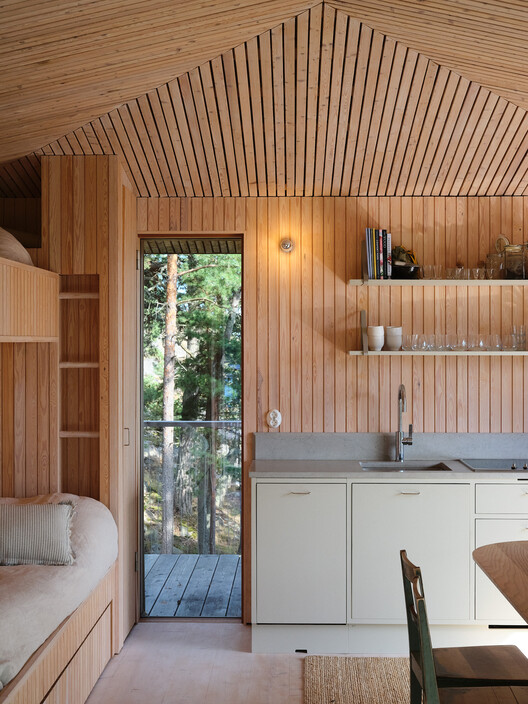 Långholmen Residence  / Mer Architects - Interior Photography, Kitchen, Wood, Chair
