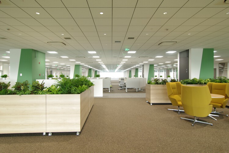 Centro de Pesquisa e Desenvolvimento da TOYOTA / Nikken Sekkei - Fotografia de Interiores, Iluminação, Vidro, Cadeira